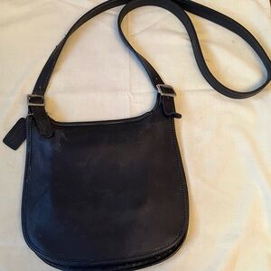 Vintage COACH leather saddle bag / No. JHM - 9135